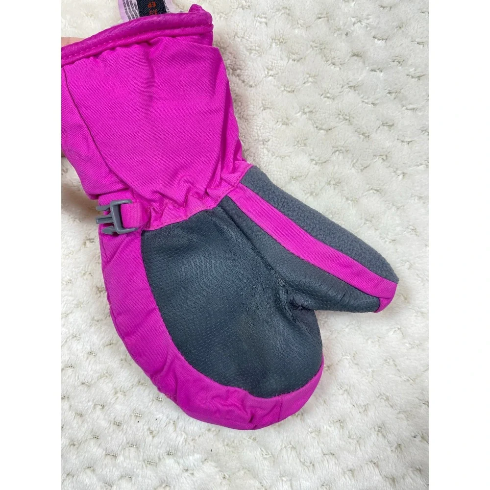 HEAD Girls Jr Ski Mittens Insulated Purple Pink XS Childs Age 2-4 Outlast